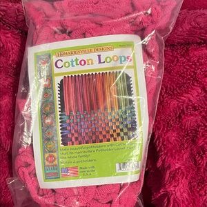 Harrisville Designs Pink Cotton Loops